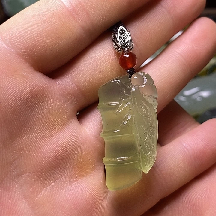 岫玉未镶嵌岫玉挂件