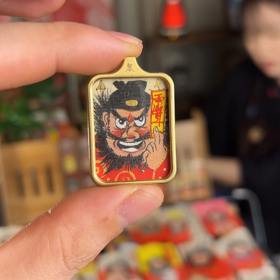欢***照纯手绘钟馗文创画