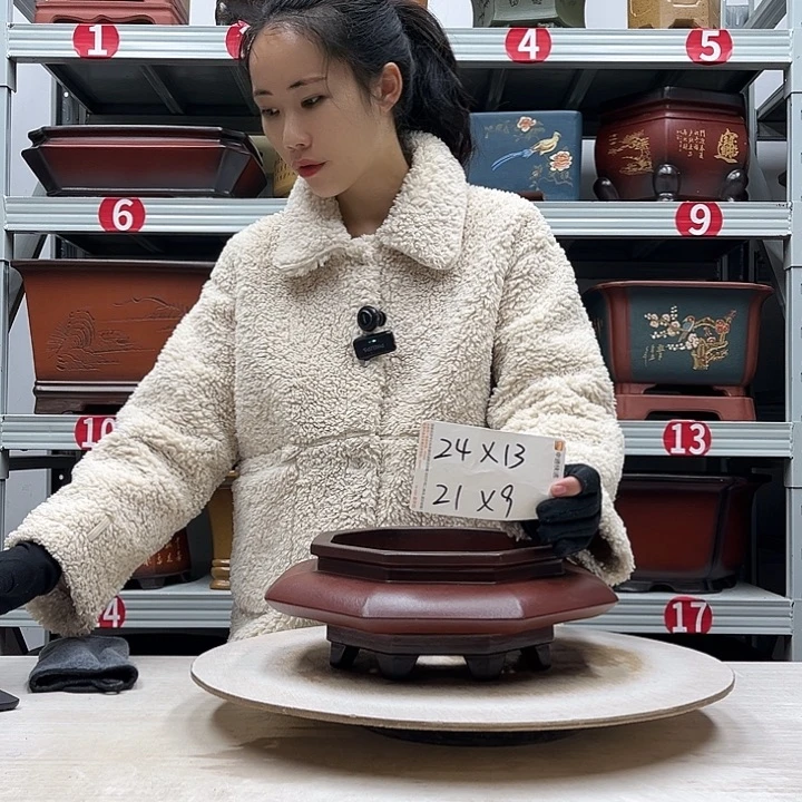 紫砂花盆紫砂花盆