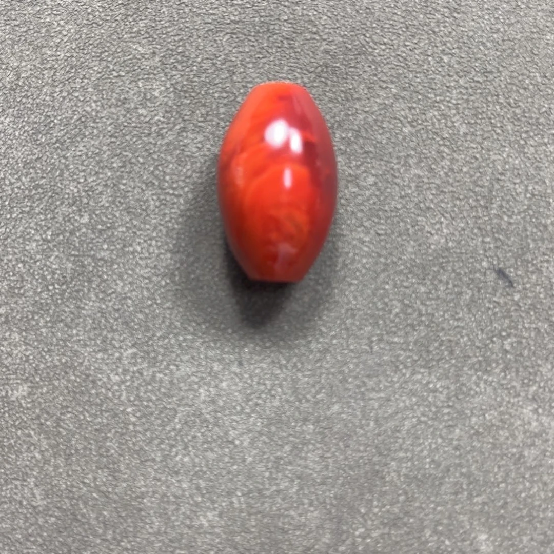 南红玛瑙合金颈饰牧**笛