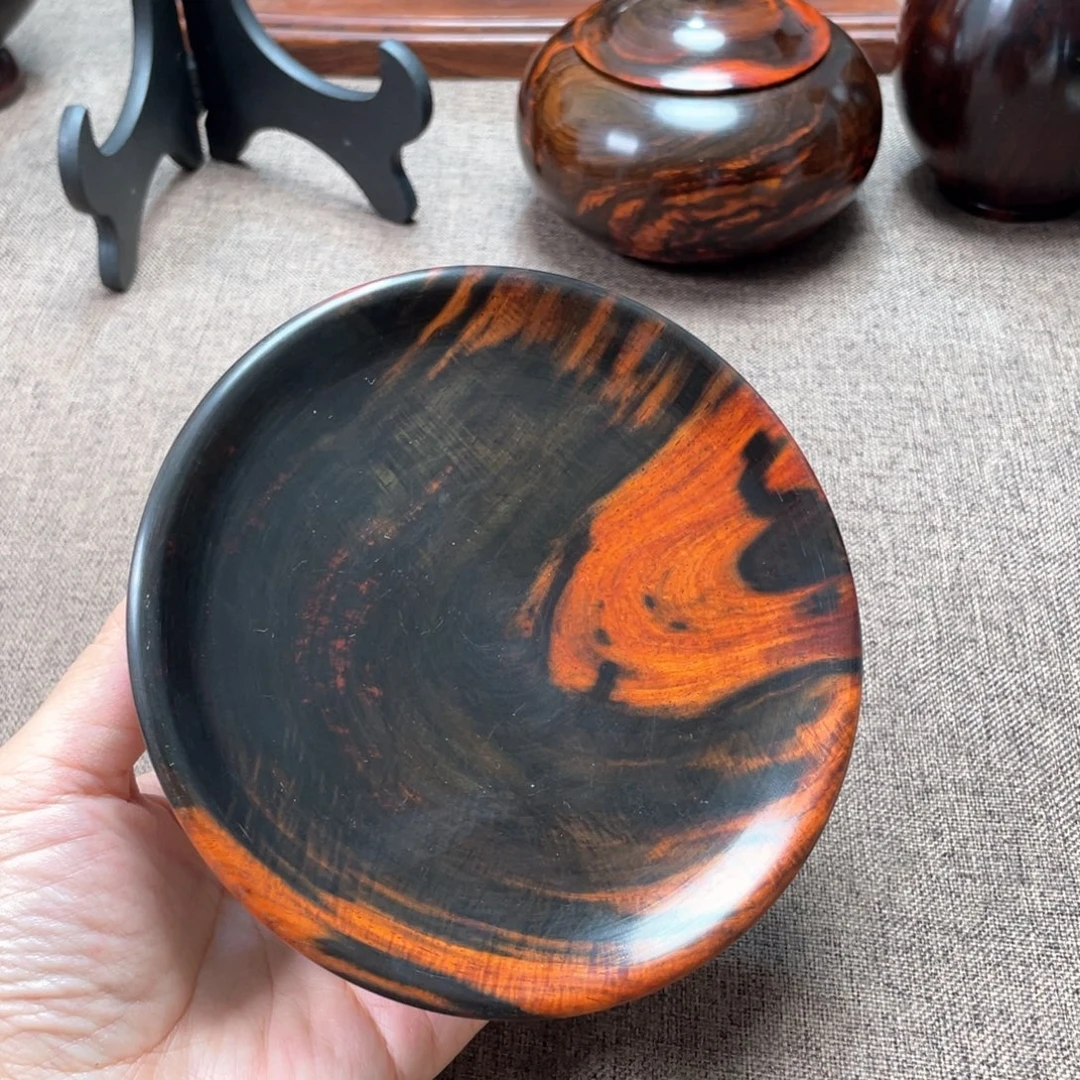 交趾黄檀（大红酸枝）木碟
