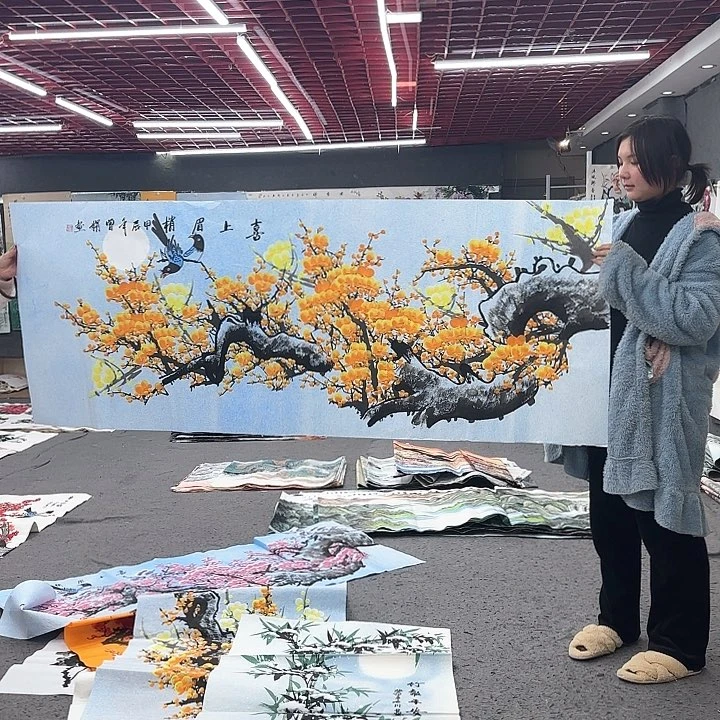 国画无毛和被绒毛或被绒毛