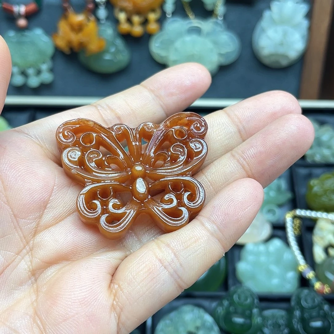 蛇纹石玉未镶嵌颈饰西*