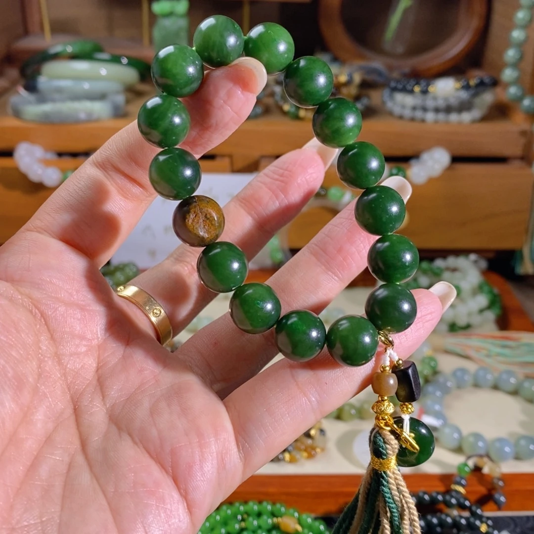 和田玉未镶嵌手链