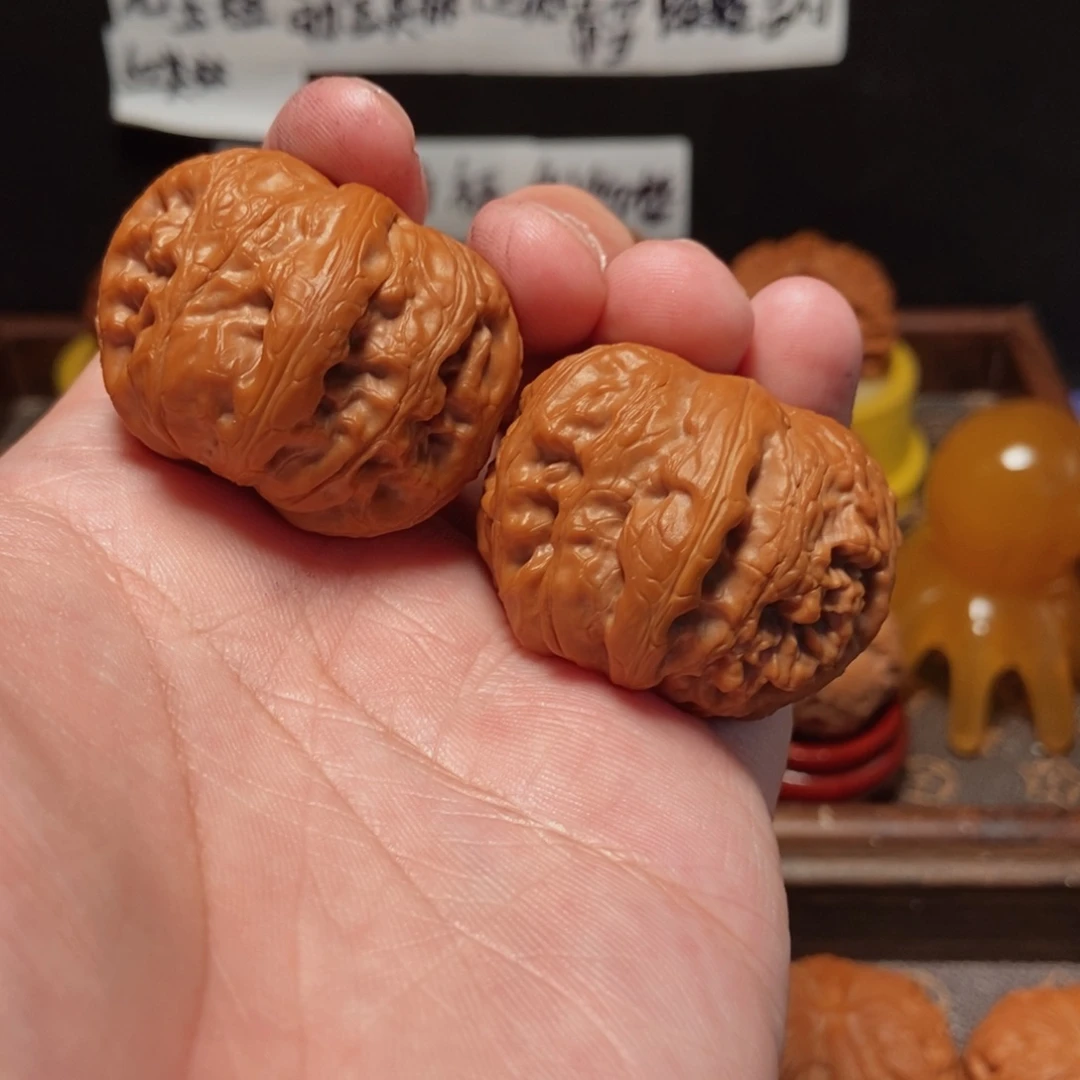 吊坠文玩核桃元宝40尺36