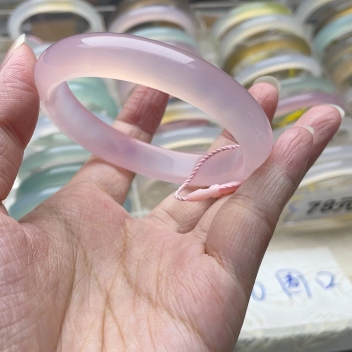玛瑙/玉髓未镶嵌手镯57圈口