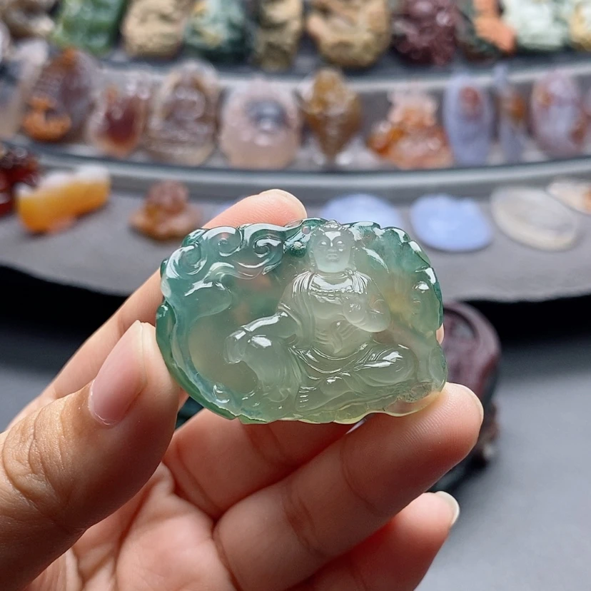 【闪购商品】未镶嵌定制玛瑙吊坠秋*