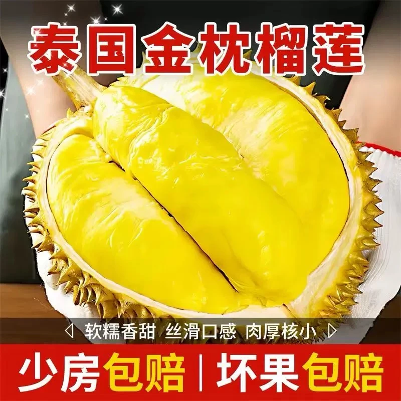 A级2-4斤金枕榴莲AAA级泰国树上熟鲜榴莲金枕头【顺丰次日达】皮薄肉厚核小3HJ金枕泰国东部