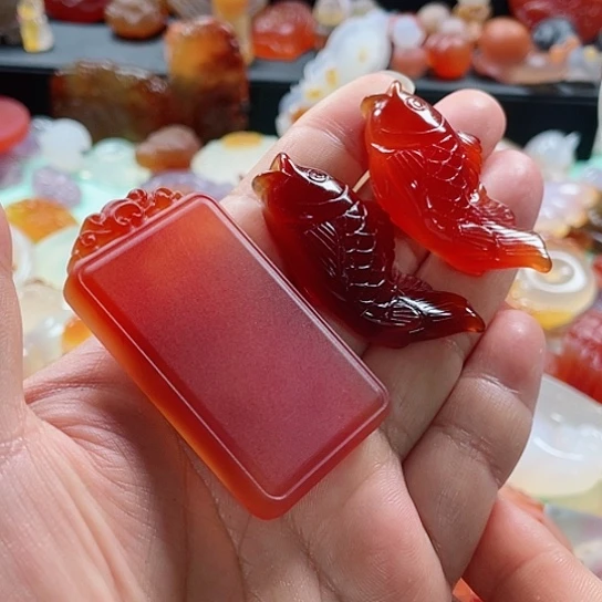 玛瑙/玉髓颈饰未镶嵌W**G