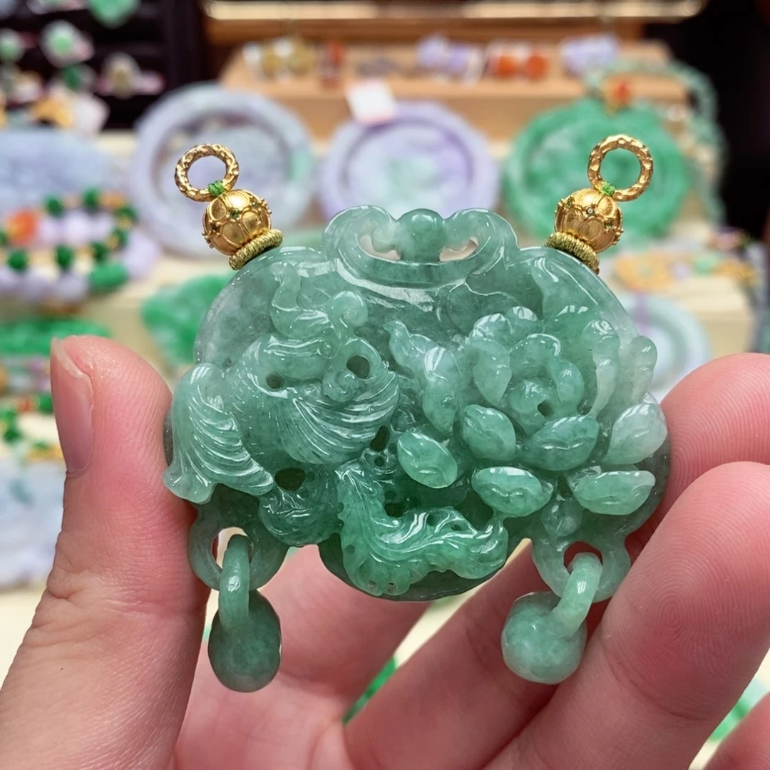 颈饰未镶嵌翡翠翡翠吊坠