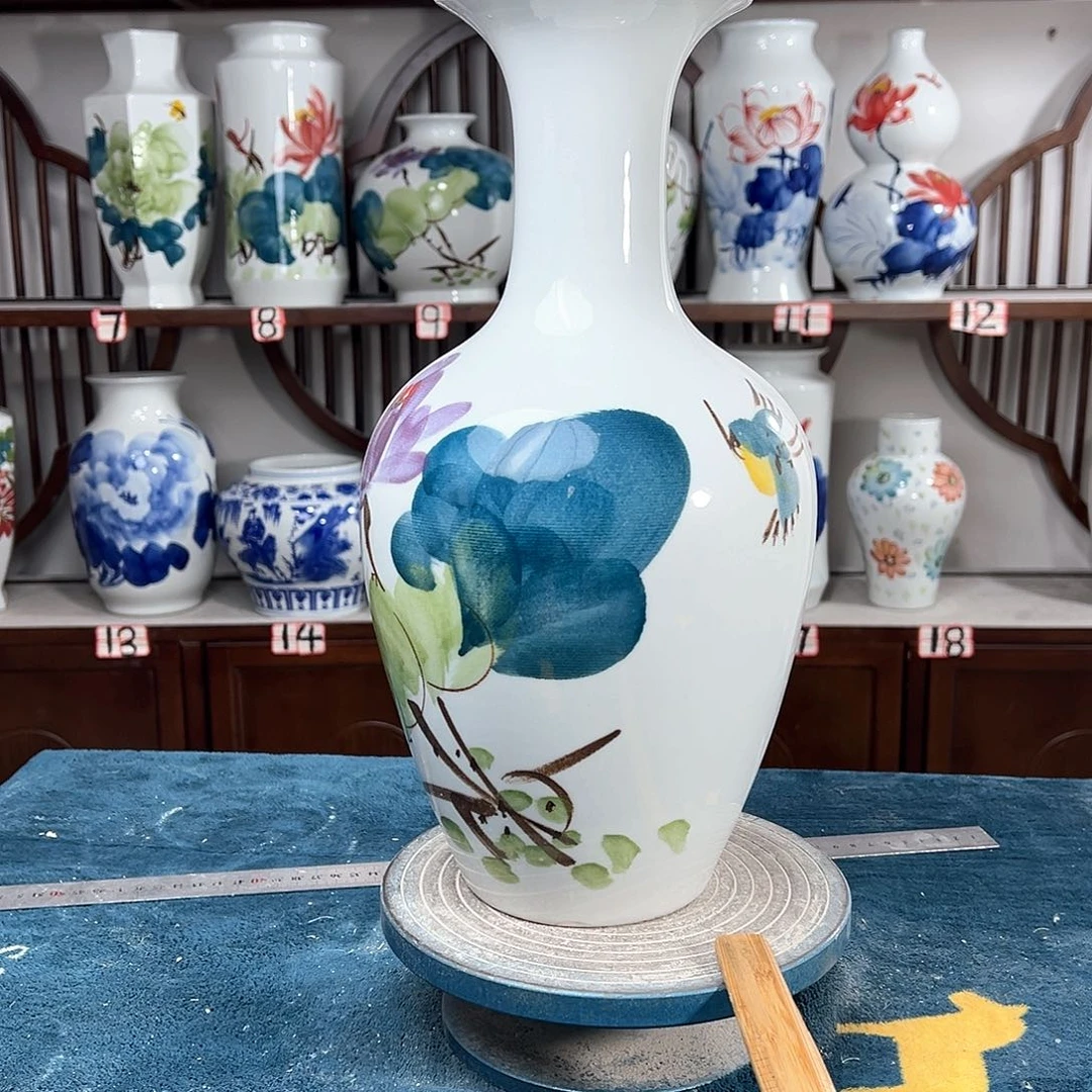 摆件景德镇陶瓷棒鸟