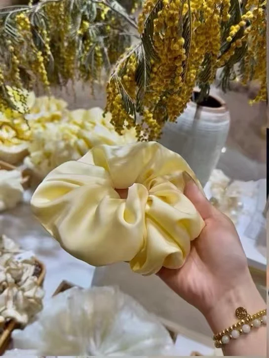 [福利品.不参与买赠]丝光缎面ins风泡泡大肠圈