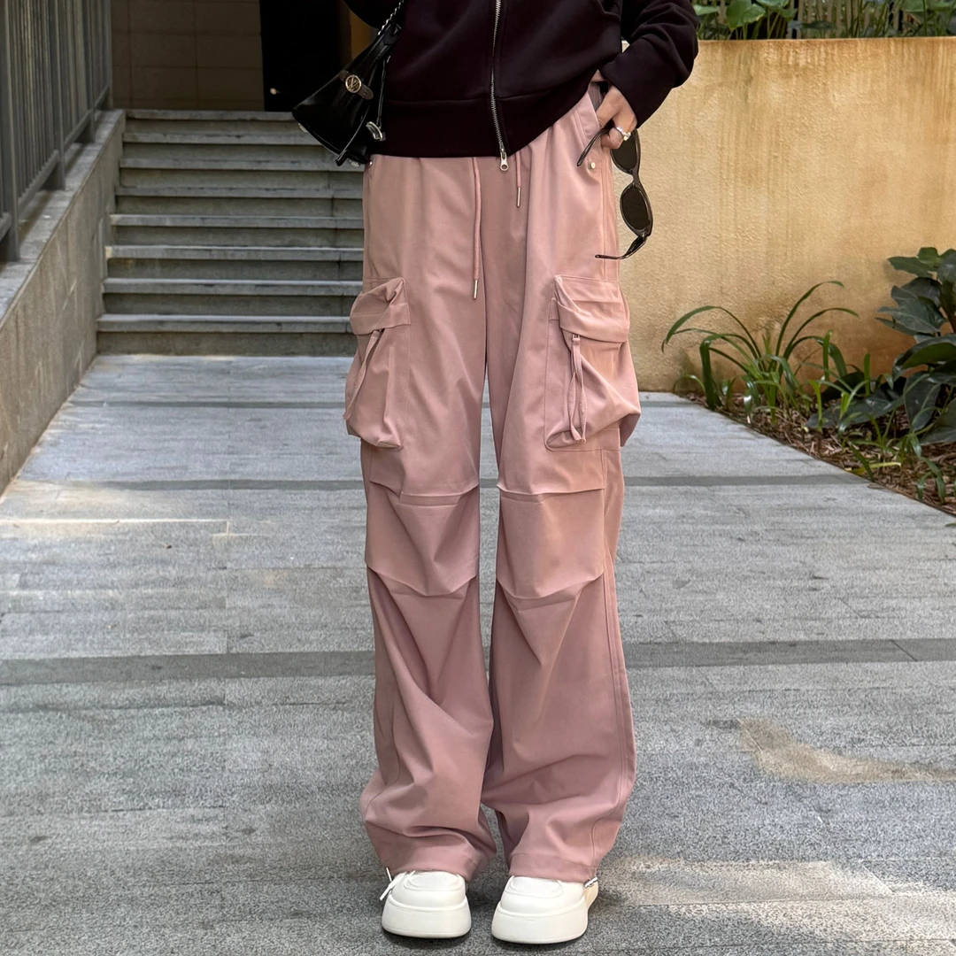 宿慕女款工装裤春季新款百搭时尚休闲长裤M0002Z小雨女装洋气轻奢