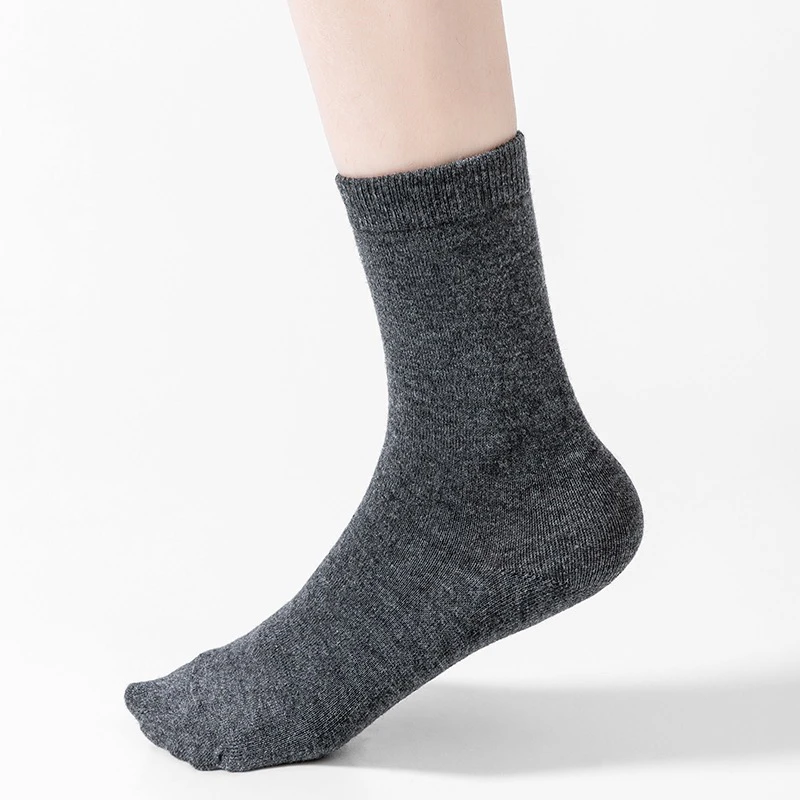 五双装精纺羊毛袜子无骨缝合中筒袜  升级版