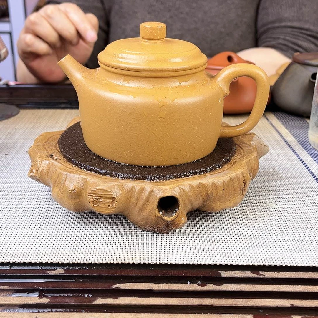 紫砂茶壶宜兴紫砂黄金段260c c