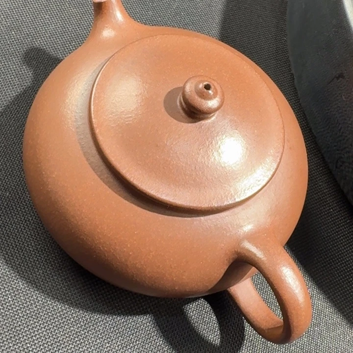 紫砂茶壶紫泥寒江200cc无添加