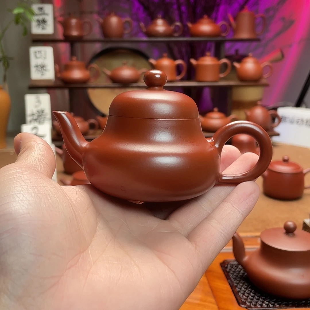 紫砂茶壶?****）朱泥君德110c