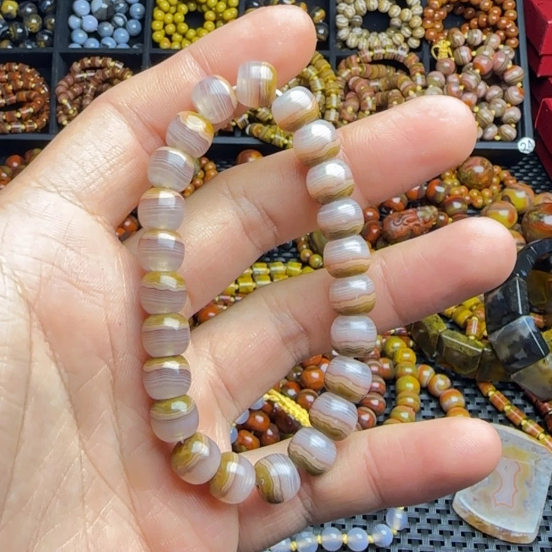 玛瑙/玉髓未镶嵌手链