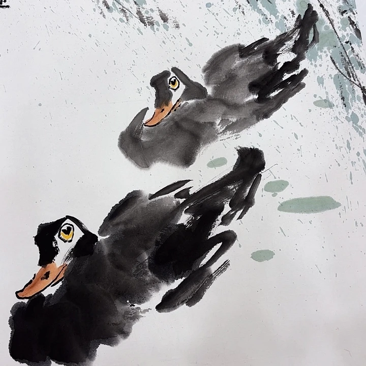 国画李庆宣老先生去伪存真原作