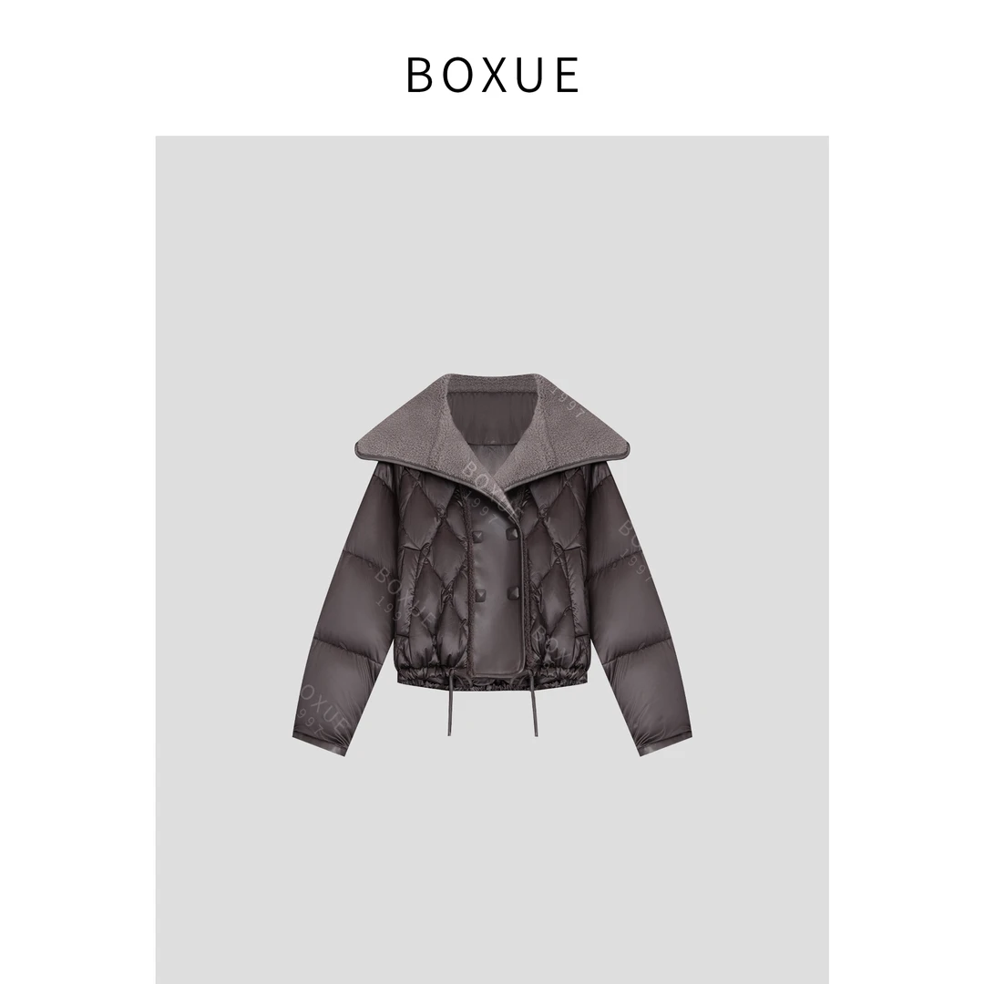 BOXUE“安渝”2025冬季新款高级90白鸭绒羽绒服 外套#2410190