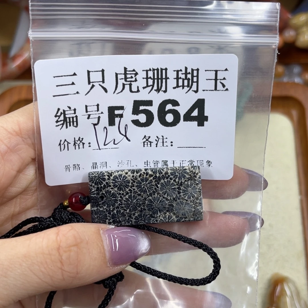 X***姨未镶嵌h硅化珊瑚（珊瑚玉）