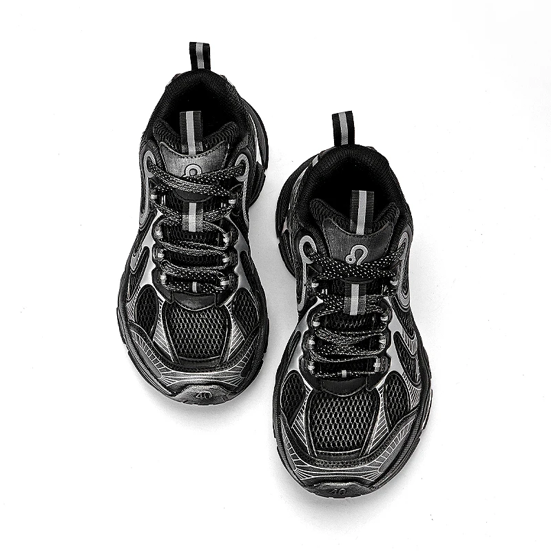 LU家透气网孔新款老爹鞋情侣飞织鞋休闲百搭运功鞋LLLM240001U