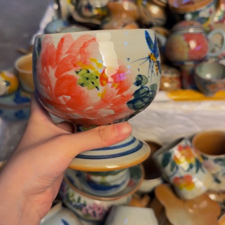 瓷片景德镇陶瓷手工手绘