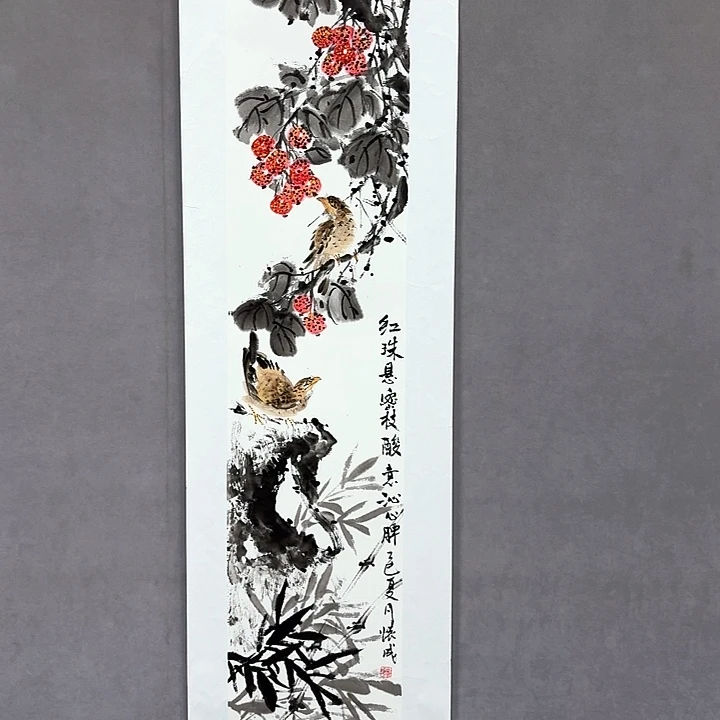 国画亲笔手绘放心去藏