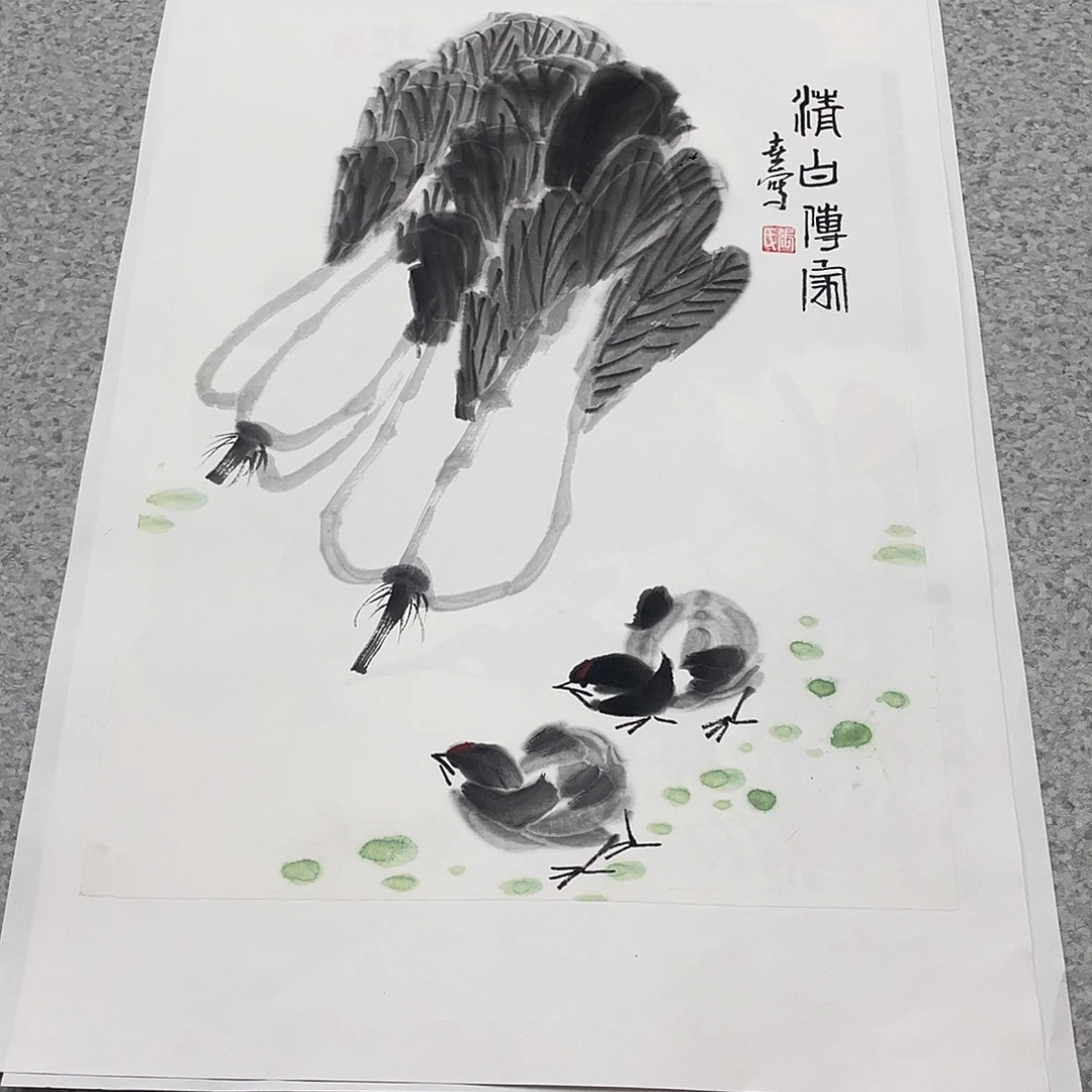 国画1.4平尺国画作品