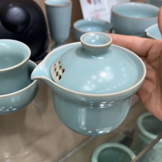 瓷片大宋名窑汝瓷茶具