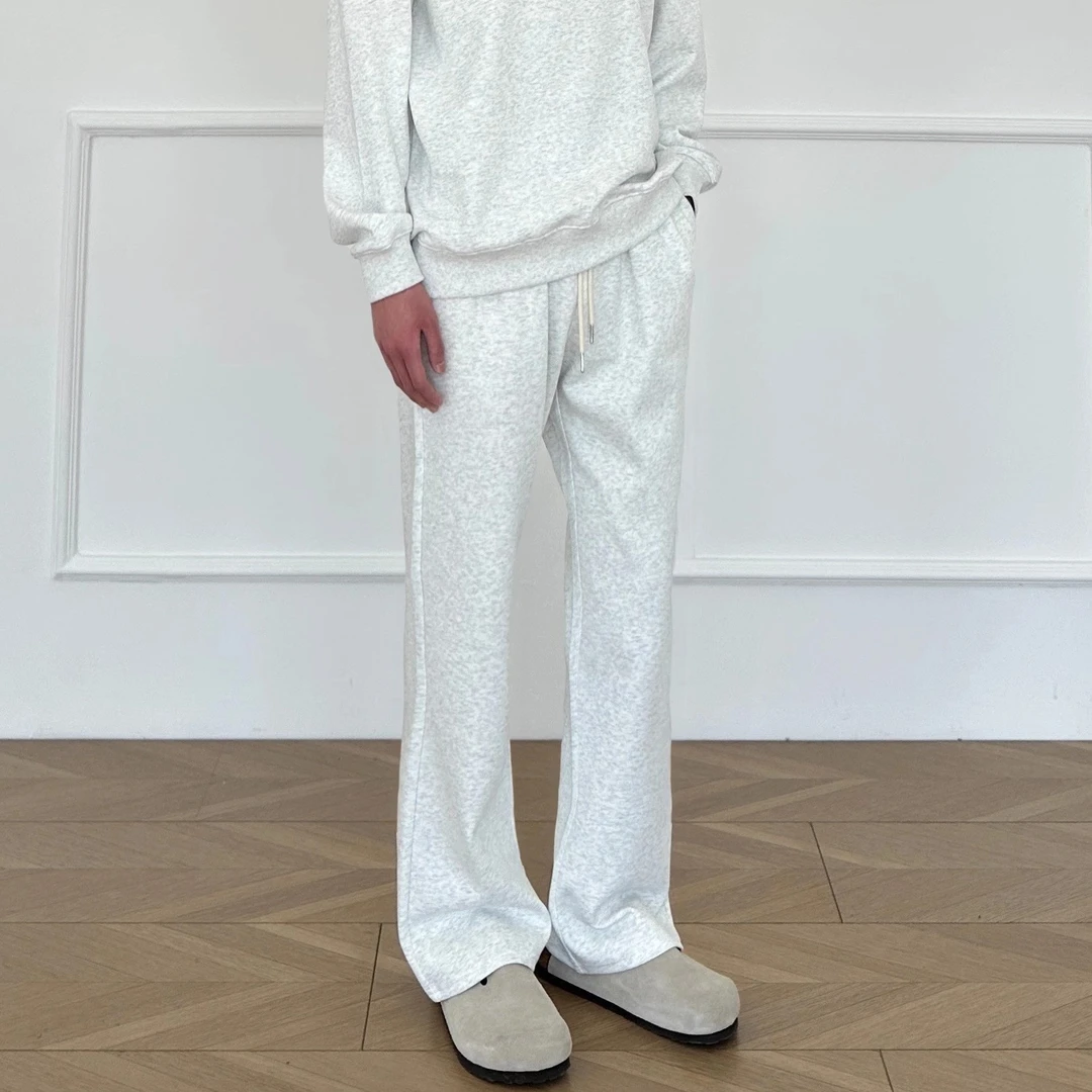 Cezphison微喇休闲裤基础卫裤百搭显瘦长裤秋冬抽绳简约加绒裤子