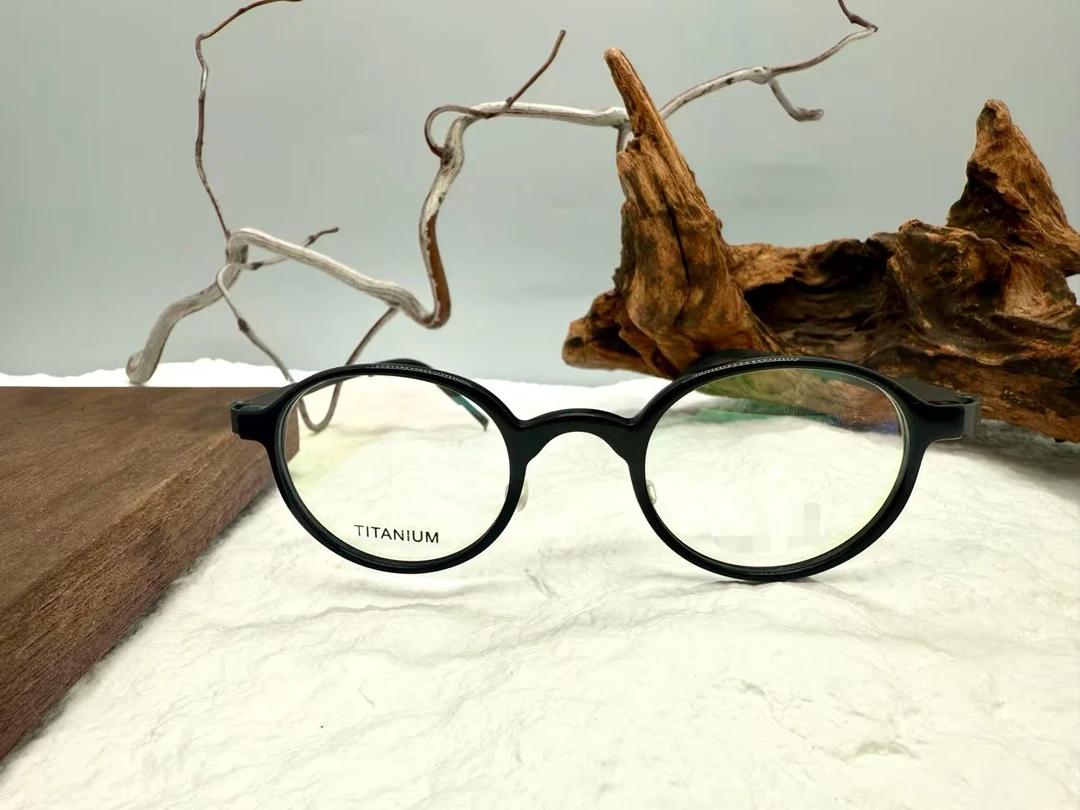 复古椭圆可配高度数近视小框46/24/145男女均可佩戴