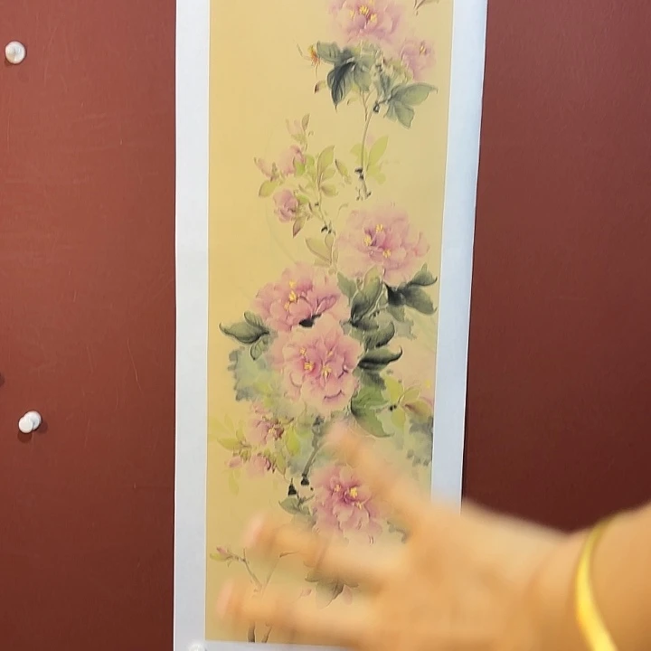 国画听兰老师花鸟