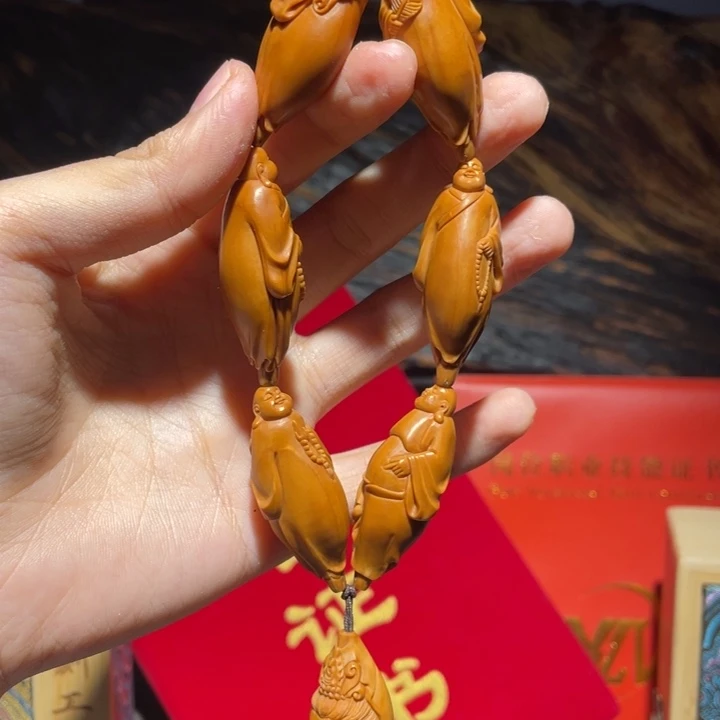 核桃手串/手链纯手工六合弥勒1.8