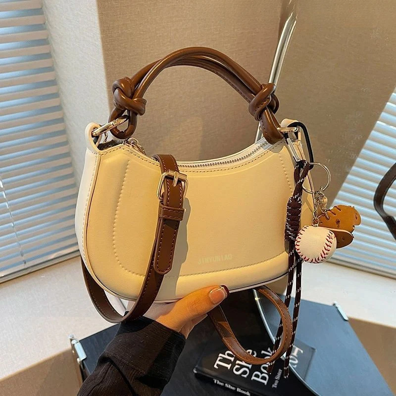 韩版女包简约小众质感洋气时尚百搭手提包潮流夏季单肩斜挎包M