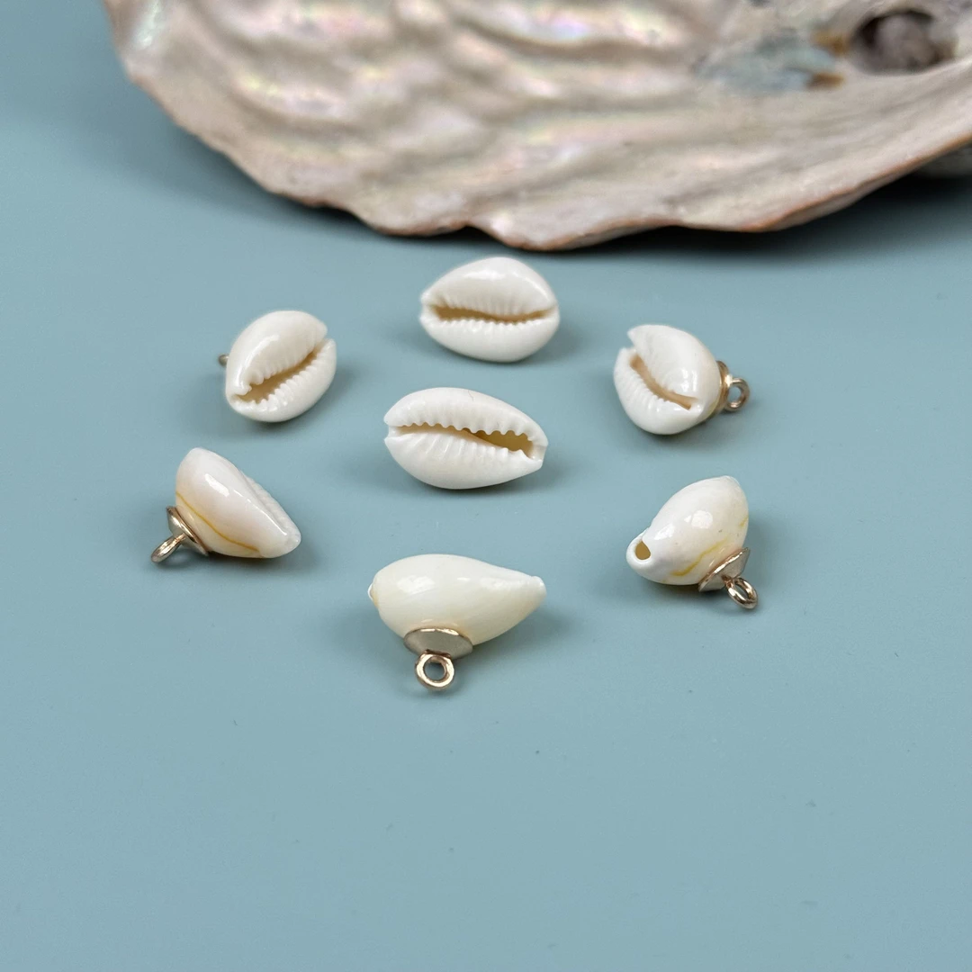 小香风贝壳扣响锣扣小众设计感扣子北极贝纽扣白色贝母扣小清新