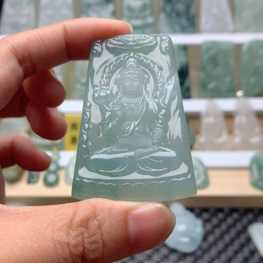 1***7翡翠未镶嵌吊坠(不含链)虚空藏