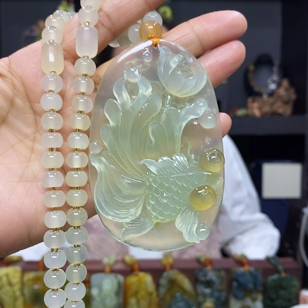 未镶嵌岫玉挂件吊坠