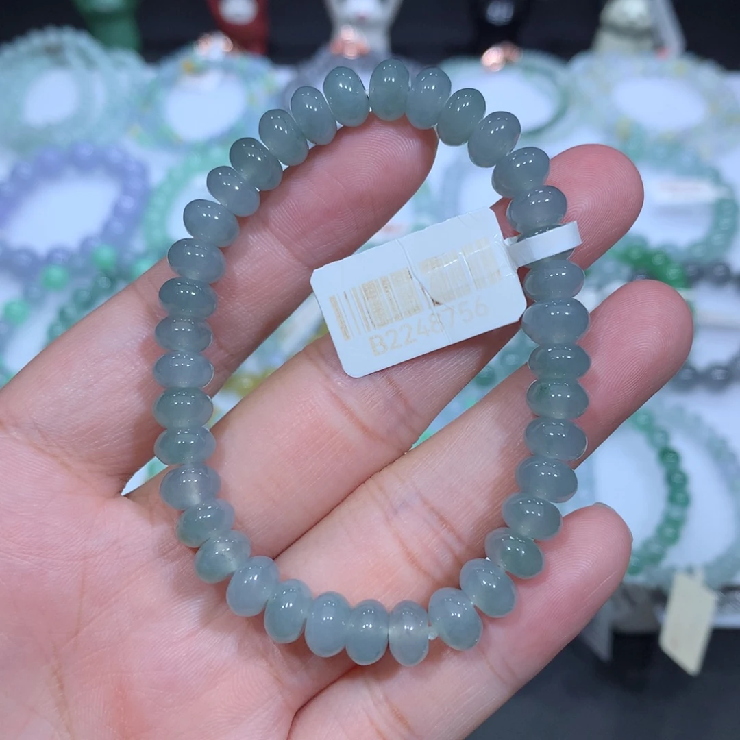 翡翠未镶嵌手串天然