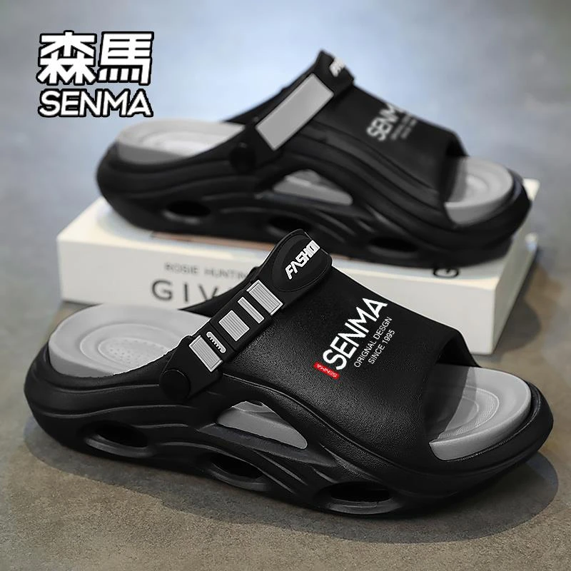 SENMA/森马拖鞋男夏季外穿防滑司机开车专用运动户外沙滩两用凉鞋