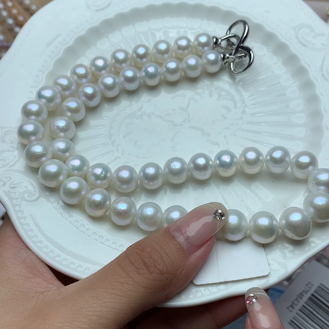 淡水珍珠10-11未镶嵌w86项链