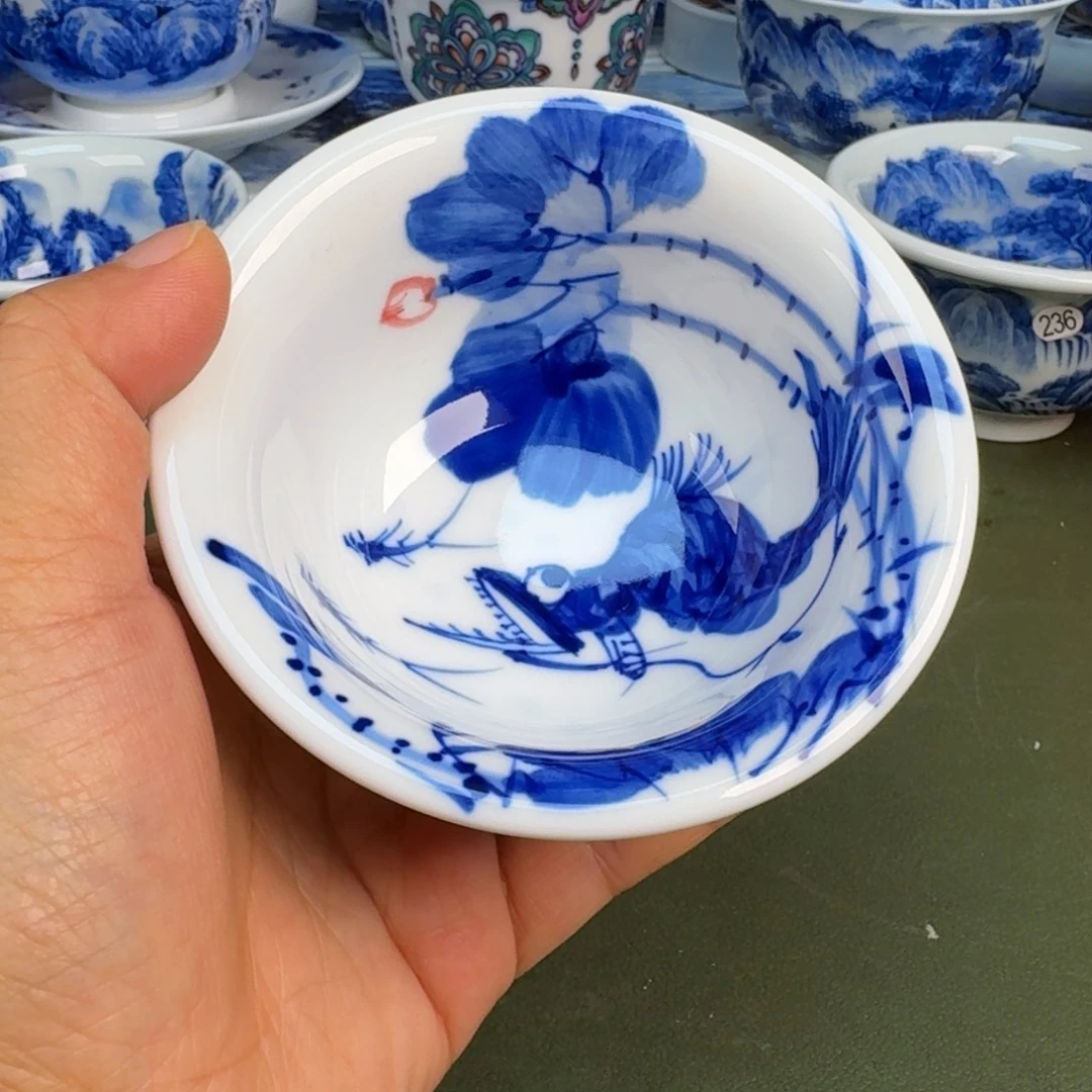 陶景德镇纯手绘茶具圆圆202