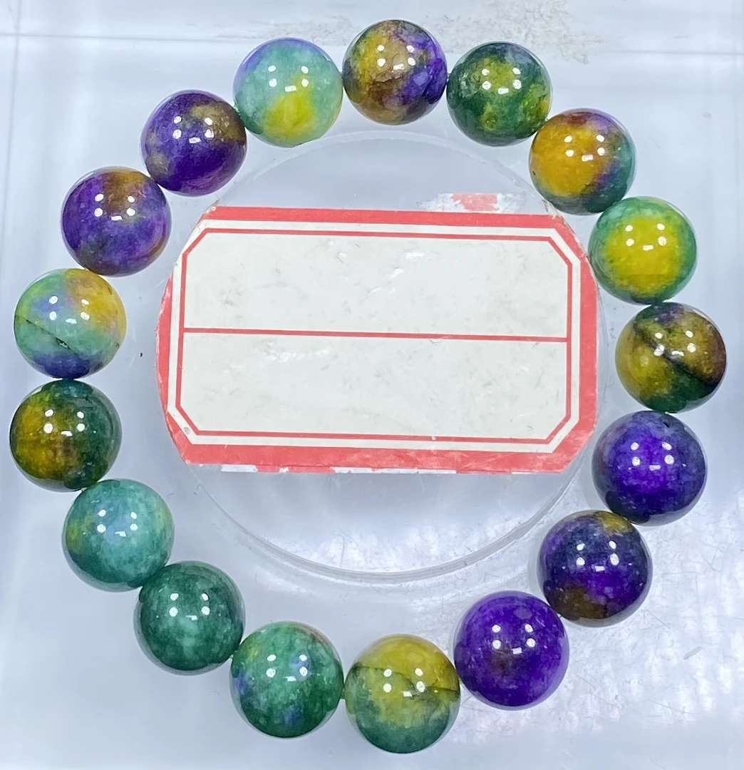 绿蓝12mm手串发一条C109