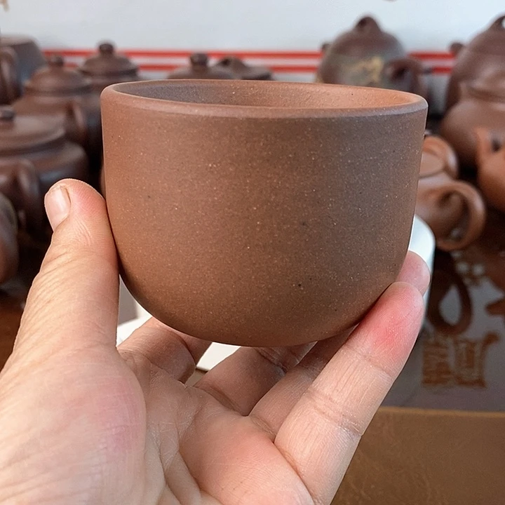 紫砂茶壶紫青主人杯150cc