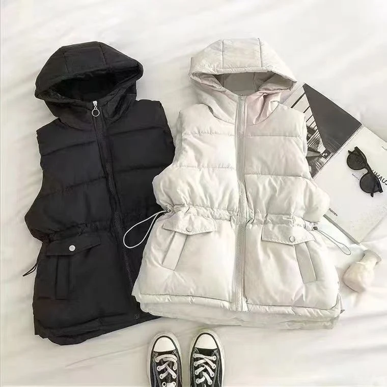 反季清仓棉小个子马甲女无袖外穿休闲百搭棉服背心坎肩外工厂直销