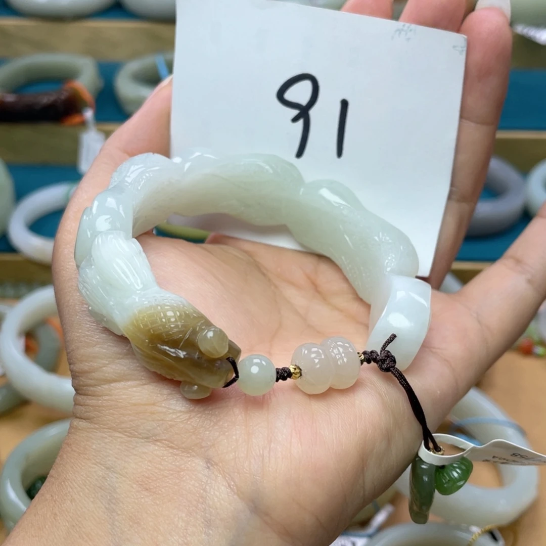 未镶嵌手镯和田玉圈口58