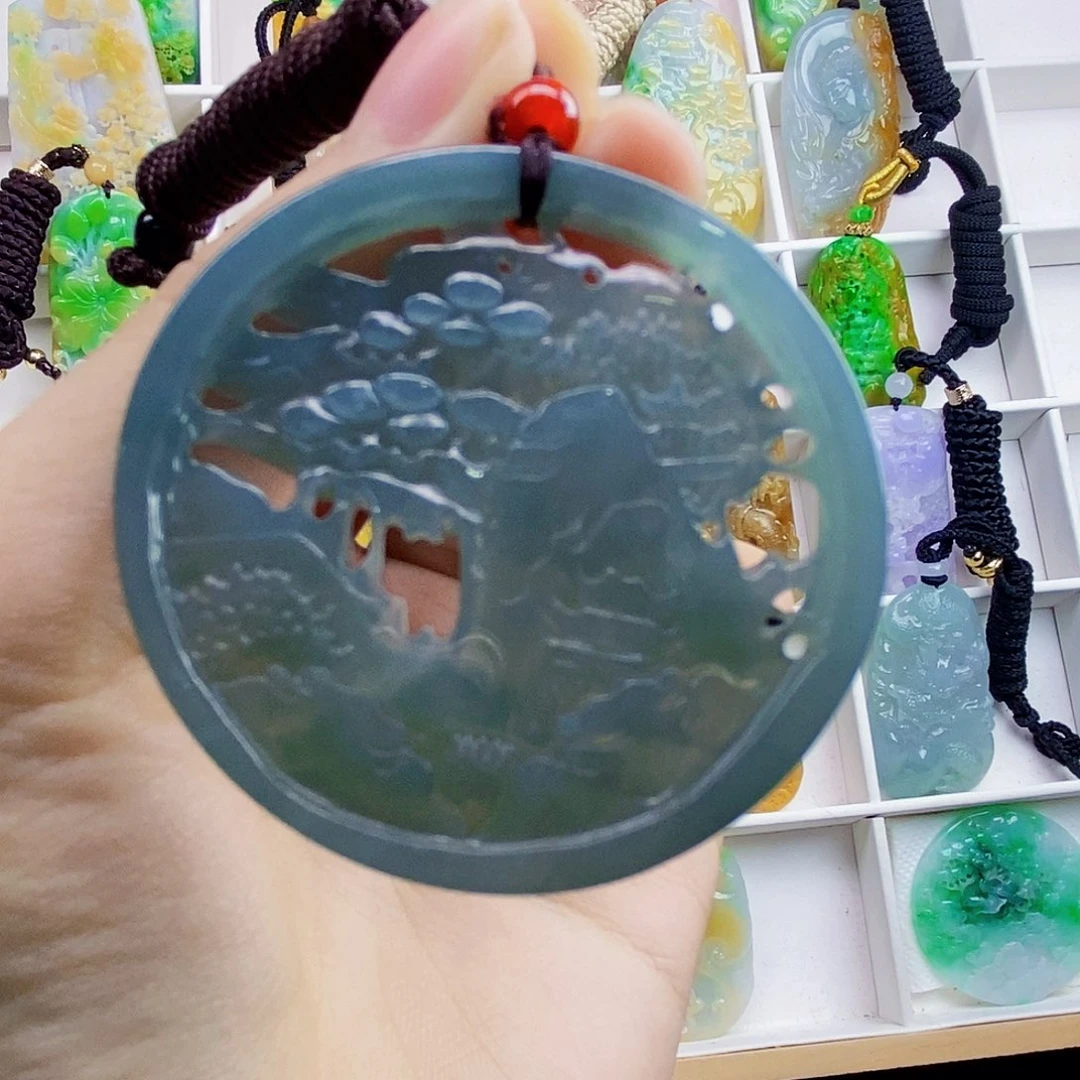 颈饰未镶嵌翡翠翡翠