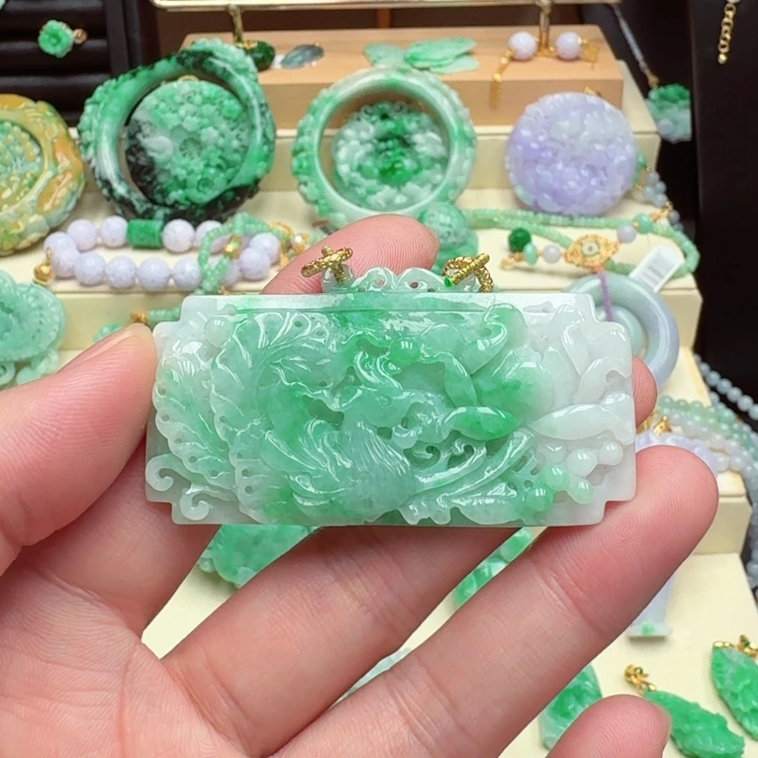 颈饰未镶嵌翡翠翡翠吊坠