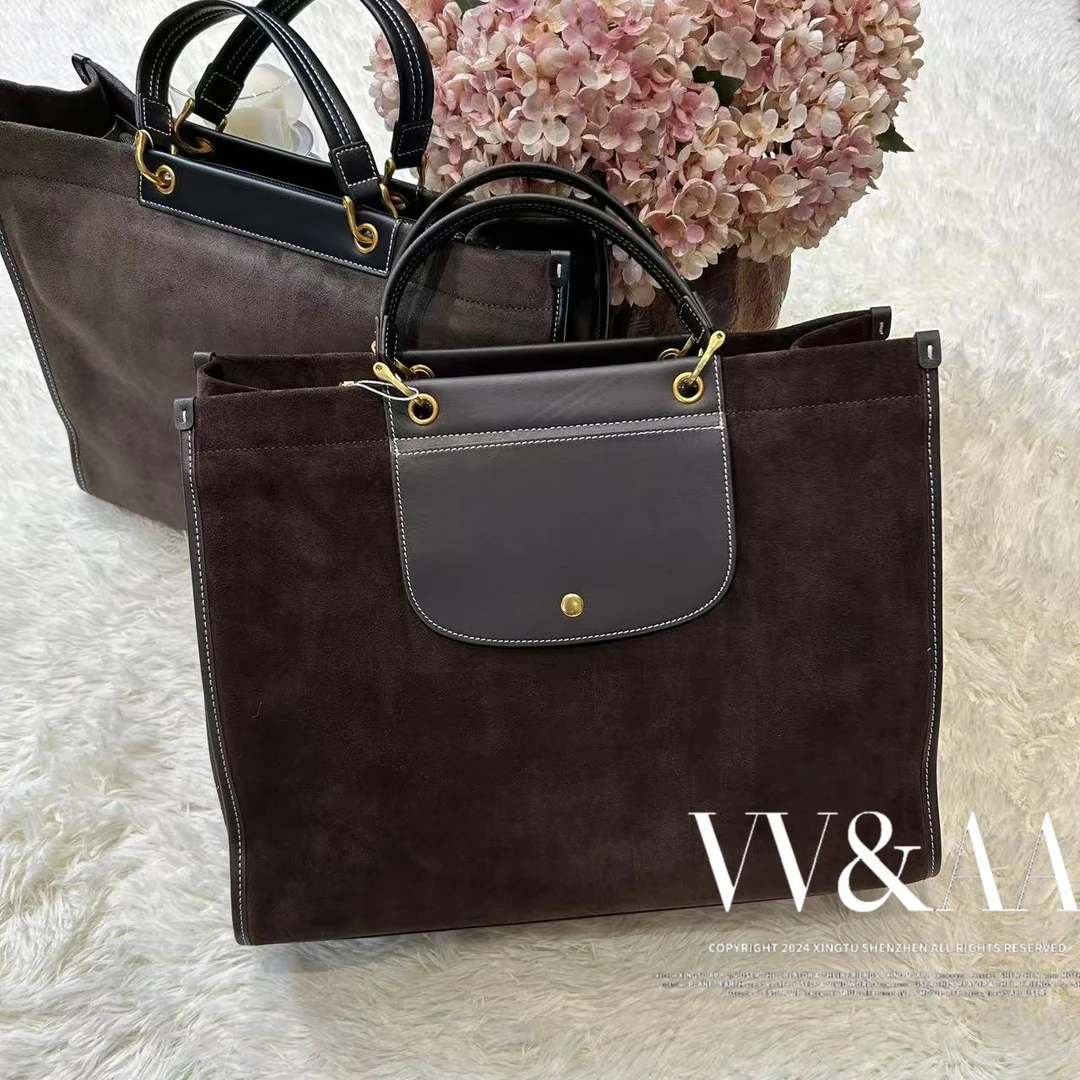 VV&AA 大容量手提单肩斜挎通勤托特公文包 WM4702