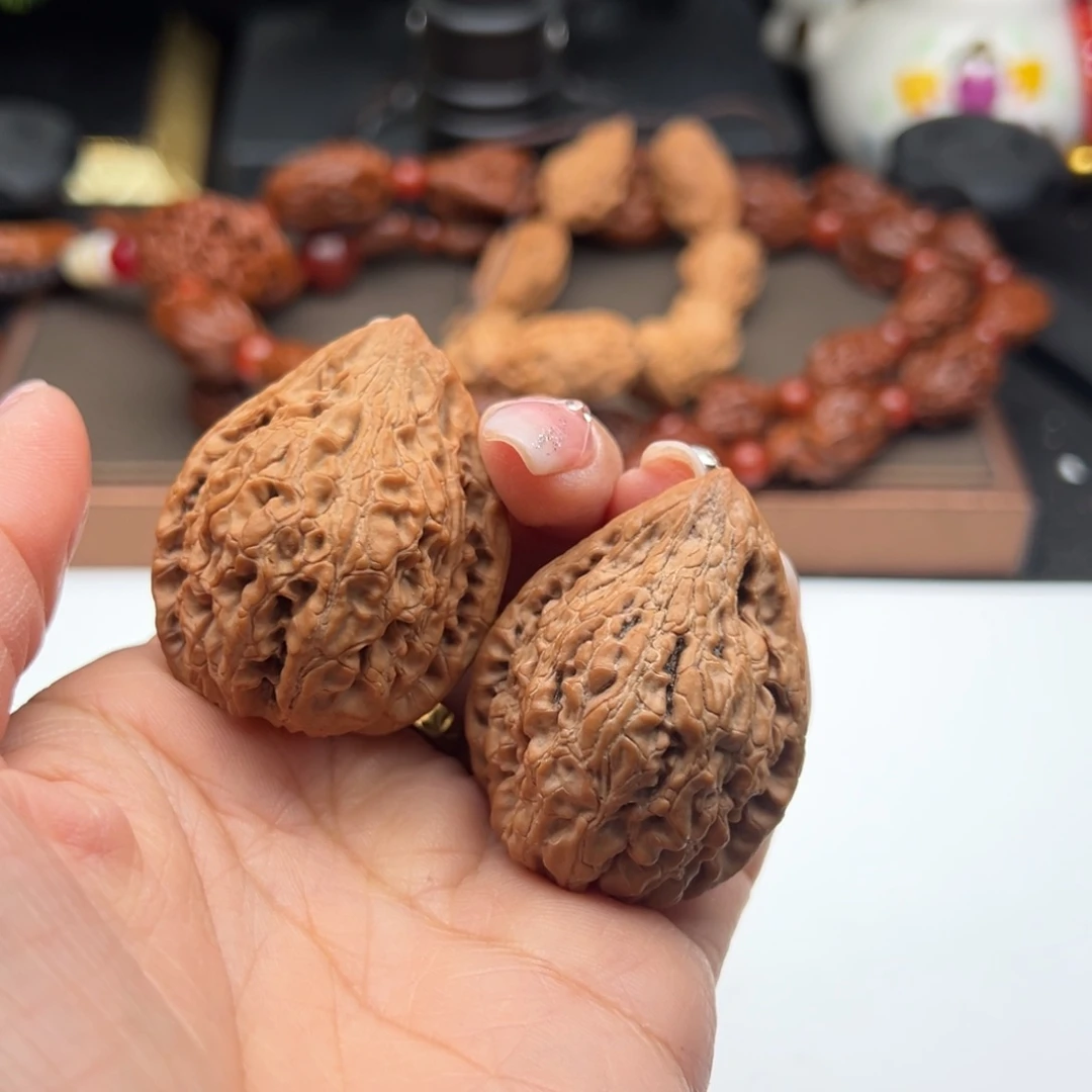 文玩核桃把件座佛35